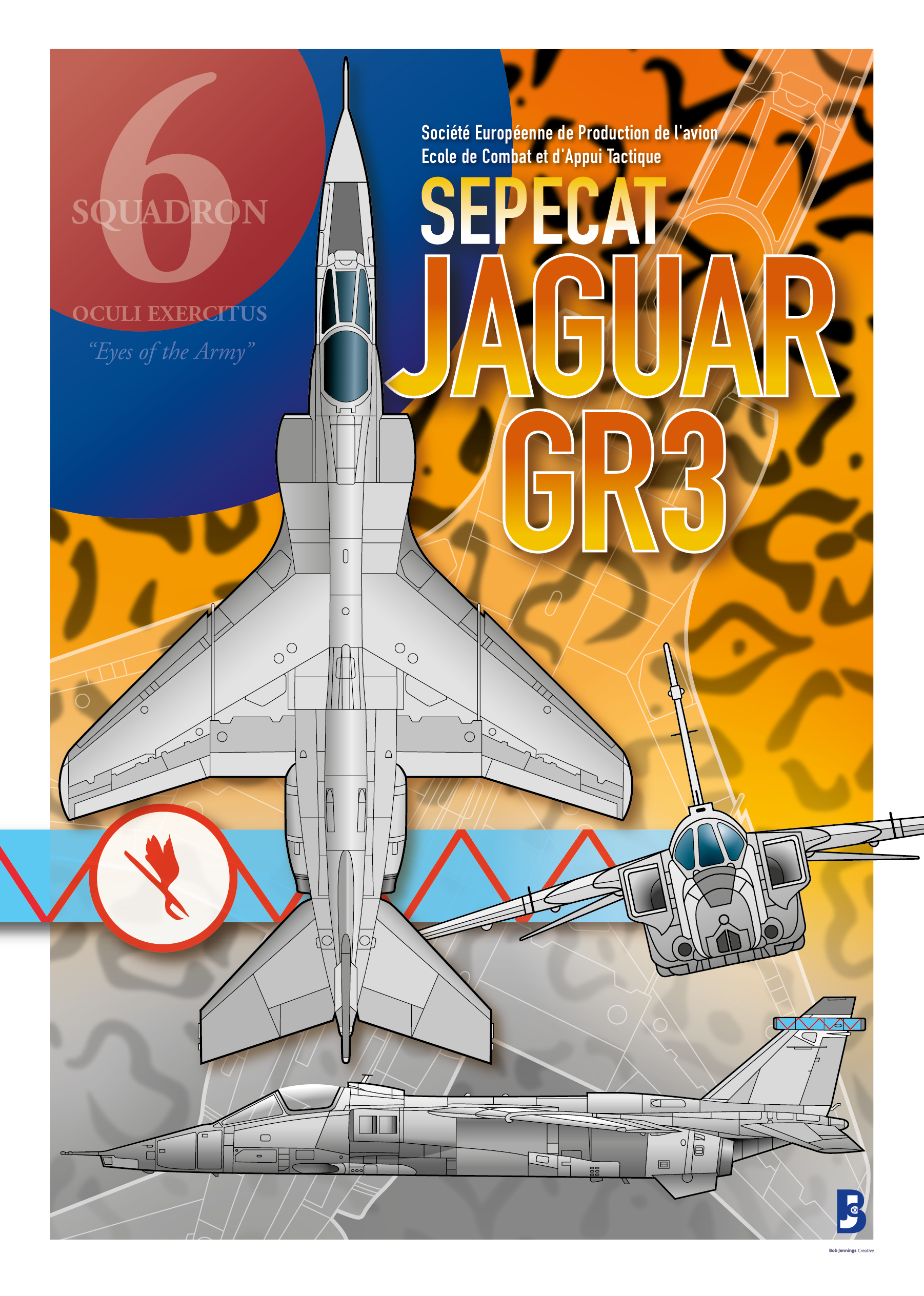 Jaguar GR3 6 SQN (Spots)